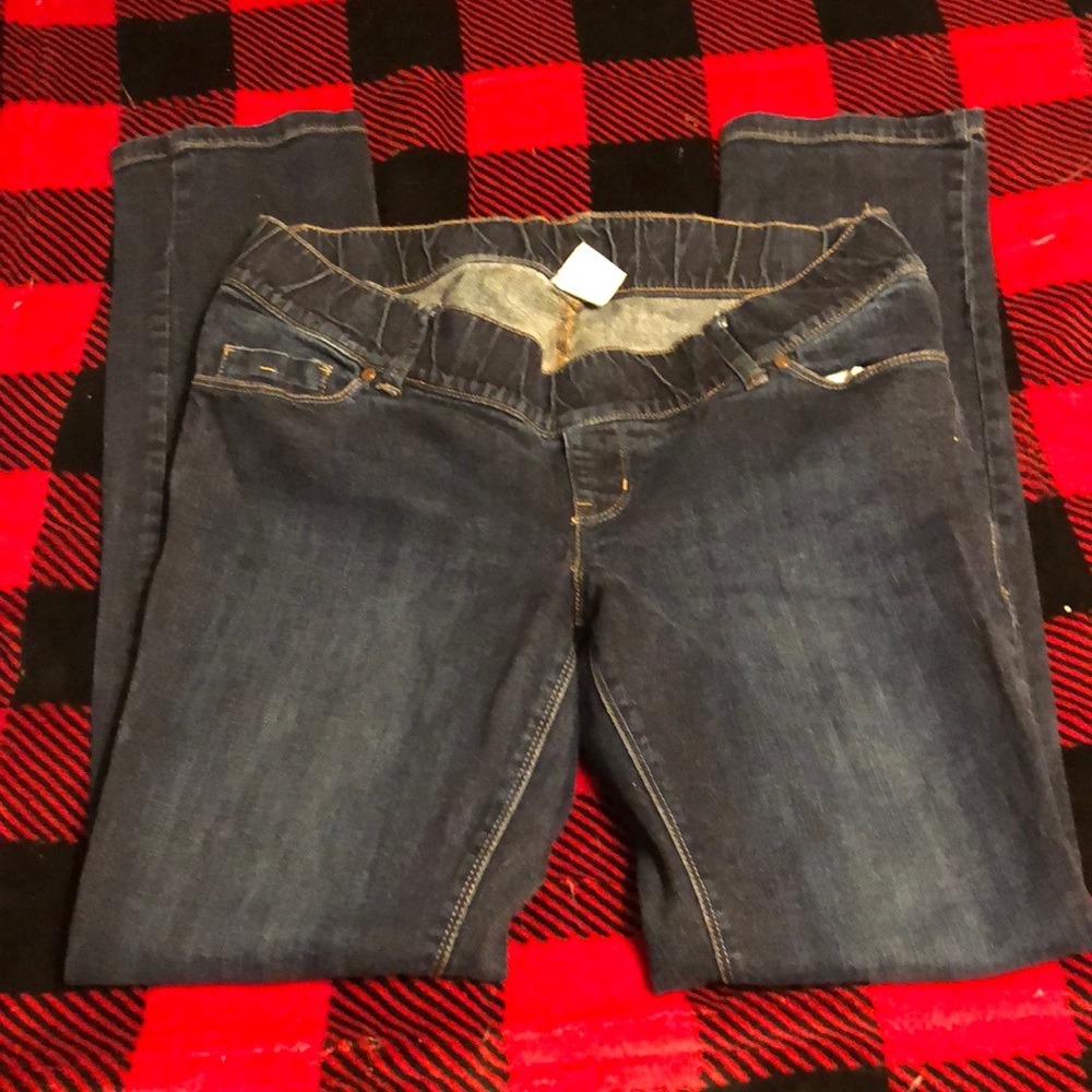 5/$25 Size 8 skinny maternity jeans